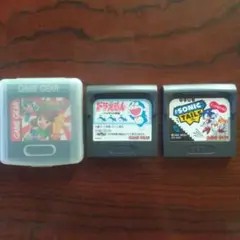 【動作未確認】ゲームギアソフト 3種まとめ売り