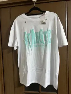 ホワイト プリント Tシャツ Mサイズ