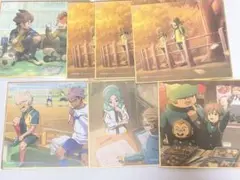 イナズマイレブン・ザ・ムービー 入場者特典 ミニ色紙 7枚セット