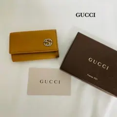 美品✨箱付き GUCCI グッチ インターロッキング GG レザー6連キーケース
