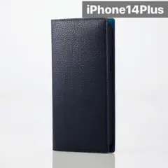 新品未開封 iPhone 14 Plus 手帳型 ケース ネイビー A416