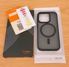 TORRAS iPhone15 Pro用ケース マグネット対応 グレー