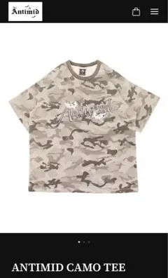 Antimid Camo Tee Mサイズ グレー 完売品