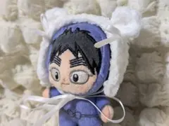 真っ白ヘッドドレスくま耳　忍たまほわぬい　ぬいぐるみ向け　ぬい服