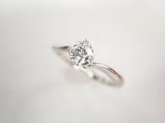 美品 4℃ Pt950 ダイヤ0.264ct(E-VVS2-VG) リング 指輪