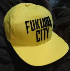 FUKUOKA CITY ベースボールキャップ イエロー