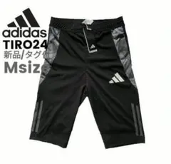 新品 [M] アディダス TIRO24 トレーニングハーフパンツ ブラック