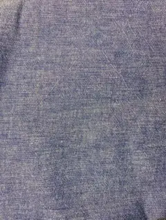ブルー無地 シャンブレー生地 1.8m