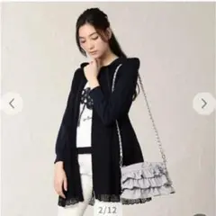 新品未使用TO BE CHIC トゥービーシック フラワーレースコンビパーカー