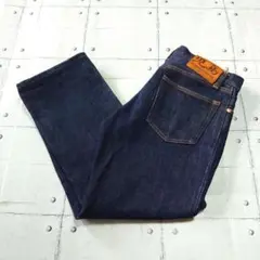 【良品】 児島ジーンズ 21oz ストレート デニムパンツ W33