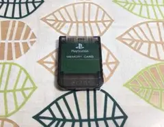 PS1　プレイステーション1用　ソニー純正　メモリーカード　スモークグレー