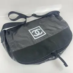CHANEL シャネル スポーツライン ショルダーバッグ ココマーク ブラック