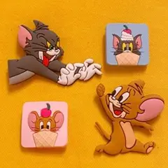 ジビッツチャーム　クロックスサンダルアクセサリー　トムとジェリー