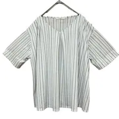 chocol raffine robe レディース ブラウス 伸縮性 ストライプ