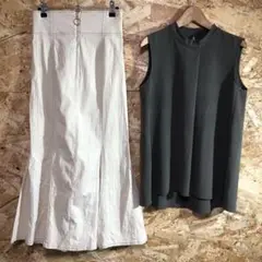 【 2512番】lagunamoon ロングスカート　S ベージュ系色　など2点