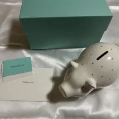 未使用品　ティファニー TIFFANY&Co. 貯金箱 ブタ