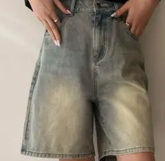 DAZY デニムショートパンツ XL ‪☆