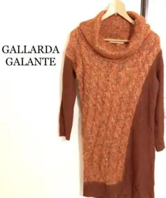 ガリャルダガランテ ニットワンピ オレンジ GALLARDAGALANTE