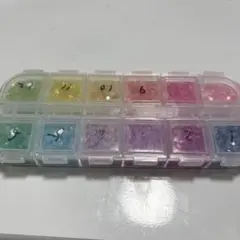 ガラスのカレット12色使用済み