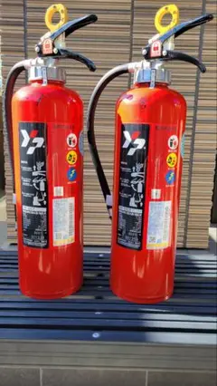 粉末（ABC）加圧式消火器YP-10CT（2本セット）