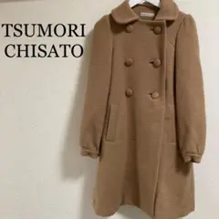 ツモリチサトTSUMORI CHISATO ハーフコートSサイズ 毛・アンゴラ混