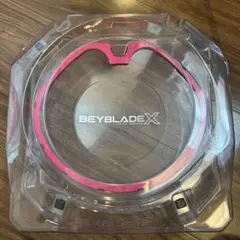 BEYBLADE X ベイスタジアム 透明・ピンク