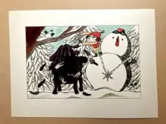 北欧風イラスト「散髪」