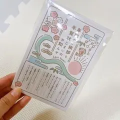 年賀状じまい（新年お知らせ）私製10枚入り 切手なし