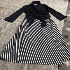 kayMe 七分袖ワンピース ひざ丈　11L