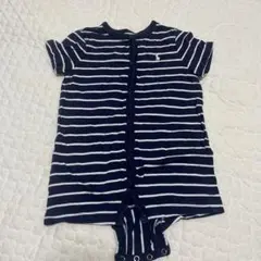 Ralph Lauren ストライプロンパース　70