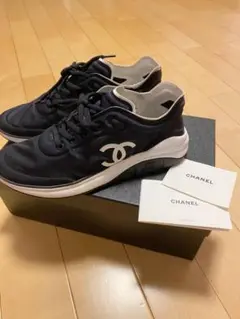 CHANEL シャネル スニーカー ブラック 41