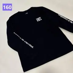 未使用❣️ NEWERA ニューエラ 長袖 Tシャツ 160 ブラック　ロンT