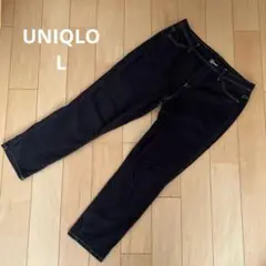 ユニクロ クロップド レギンスパンツ Lサイズ ブラック