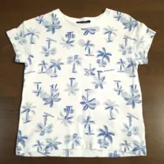 Moujonjon　半袖Tシャツ　ヤシの木　90cm