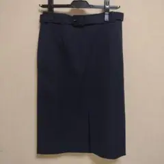 未使用品　タグ付き　大きめ　暑い季節に対応！ ベルト付きスカート フォーマル
