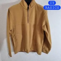 M0810 IY BASICS ハーフジップフリースプルオーバー 150cm