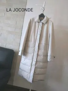 美品★LA JOCONDE 軽量ダウンコート ベージュ