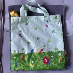 ピクミン エコバッグ ポケット付き