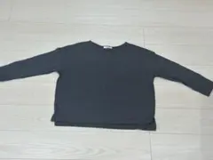 Samansa Mos2 グレー 長袖Tシャツ フリーサイズ