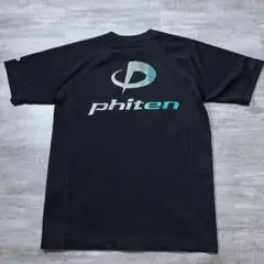 美品 限定 レア Phiten ファイテン Tシャツ ラメグラデーション 黒 S