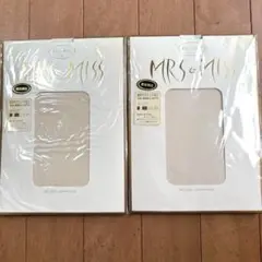 新品　ミセス＆ミス　ストッキング2足セット　遠赤セラミック加工