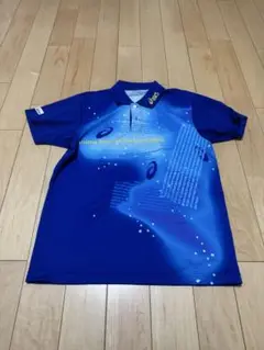 値下げ　asics 卓球ウェア ポロシャツ Lサイズ