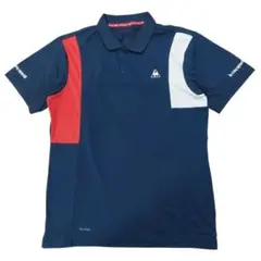 le coq sportif テニス ポロシャツ ネイビー