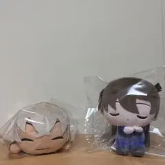 名探偵コナン　すやちびぃ　ミニぬいぐるみ　工藤新一 安室　寝そべりセット