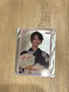 弓木奈於　乃木坂46 購入特典　C賞　個別クリアカード　8月ver