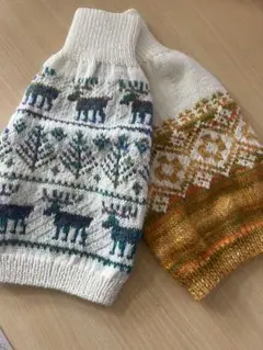 未使用品★キャットウェア★CONOHA★2着セット★手編みニット★ドッグウェア