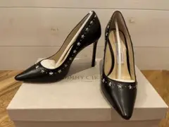 ジミーチュウ Jimmy Chooスタッズ付きパンプス36.5/10cmヒール