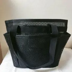 メッシュトートバッグ 黒