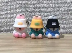 バケハ　うさぎ　キーホルダー　3点セット