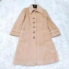 希少 HERNO ヘルノ モヘア ウール ロングコート イタリア製 キャメル